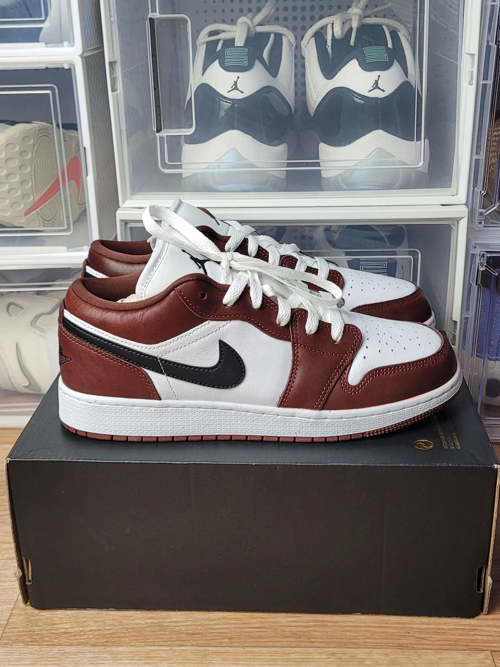 Nike Air Jordan 1 Low SE GS AJ1 Dark Pony Kids Youth Casual Shoes HF3188-102 6.5